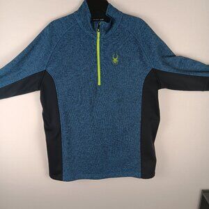 Spyder 1/4 Zip Pullover Men’s XL Large Spider Graphic On Front